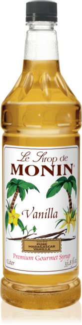 Monin Vanille / Vanilla Sirup, 250 ml Flasche
