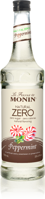 Monin Pure Non Sucré sugar free syrup, Mint 0,7L UE