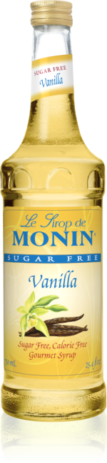 Monin Syrup, Gourmet, Sugar Free, Calorie Free, Vanilla - 25.4 fl oz