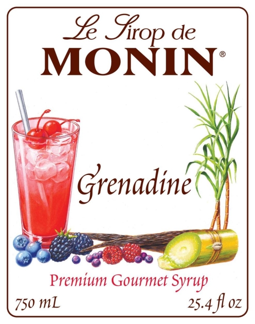 Sirop de grenadine - MONIN 1L
