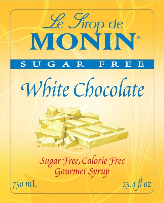 Sirop de Chocolat Blanc  Sauce au chocolat blanc sans sucre - 425ml -  theskinnyfoodco